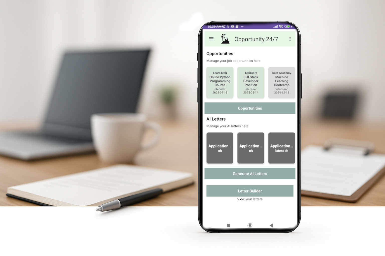 Opportunity 24/7 AI App