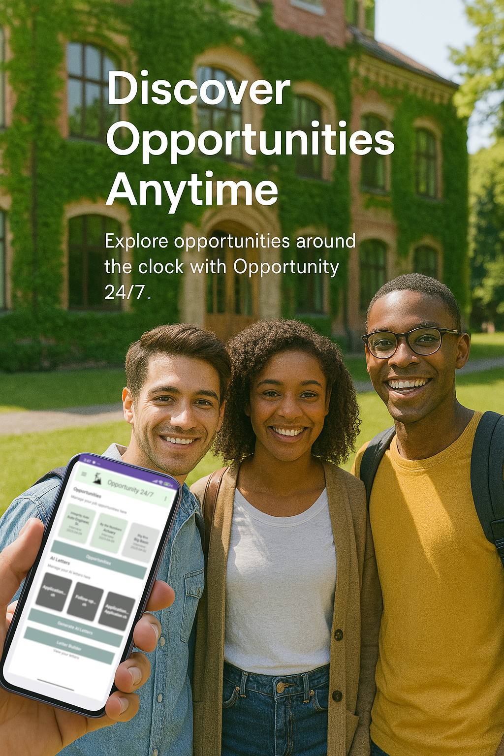 College students collaborating